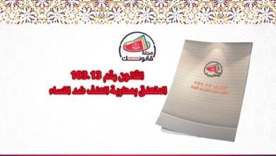 القانون رقم 103.13 المتعلق بمحاربة العنف ضد النساء