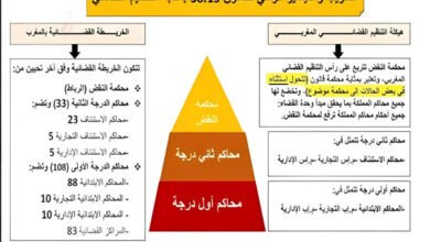 تلخيص القانون 38.15 للتنظيم القضائي خطاطات PDF